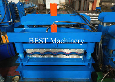 रंग स्टील लेपित चारकोल ग्रे ओरिएंटल रोमन टाइल रोल बनाने की मशीन 0.3-0.8 मिमी कुंडल मोटाई