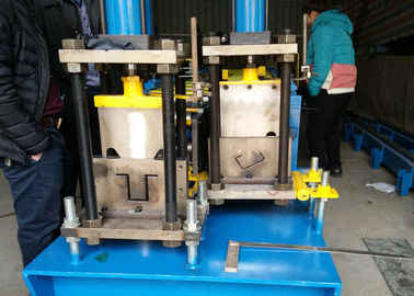कस्टम रोल बनाने की मशीन, 2 में 1 डबल हेड स्टील प्रोफाइल शीत झुका रोल बनाने की मशीन
