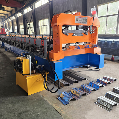 फ्लोर डेक रोल बनाने की मशीन 1250mm पीएलसी नियंत्रण 22kw