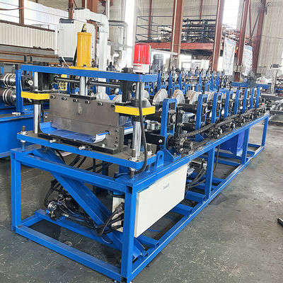 कलर स्टील पोर्टेबल Kr18 रूफिंग शीट रोल बनाने की मशीन खड़ी सीम