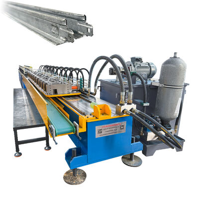 हाई स्पीड हाइड्रोलिक पंचिंग T38X24 मेन टी ग्रिड कोल्ड रोल बनाने की मशीन