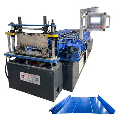 पोर्टेबल स्टील प्रोफाइल सेल्फ लॉक ऑटो Kr24 स्टैंडिंग सीम मेकिंग रोल बनाने की मशीन