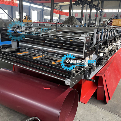 Coil Width 1220mm Roof Tile &amp; Trapezodial Roof Sheet Double Layer Roof Roll Forming Machine कॉइल चौड़ाई 1220 मिमी छत टाइल और ट्रैपेज़ोडियल छत शीट डबल लेयर छत रोल बनाने की मशीन
