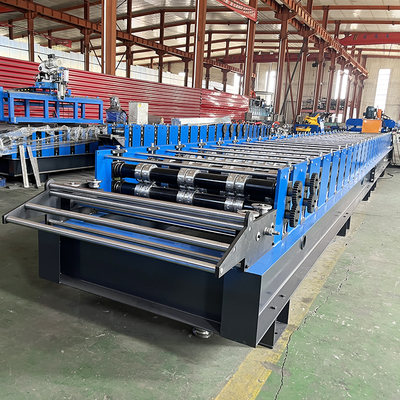 फ्लोर डेक रोल बनाने की मशीन 1250mm पीएलसी नियंत्रण 22kw
