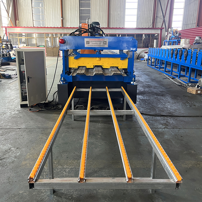 फ्लोर डेक रोल बनाने की मशीन 1250mm पीएलसी नियंत्रण 22kw