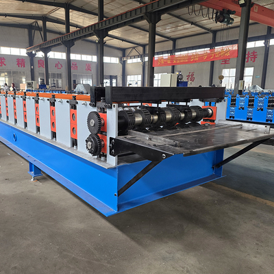 फ्लोर डेक रोल बनाने की मशीन 1250mm पीएलसी नियंत्रण 22kw