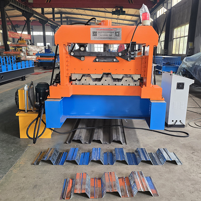 फ्लोर डेक रोल बनाने की मशीन 1250mm पीएलसी नियंत्रण 22kw
