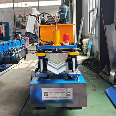 चमकदार टाइल रिज कैप रोल बनाने की मशीन के साथ धातु रिज छत