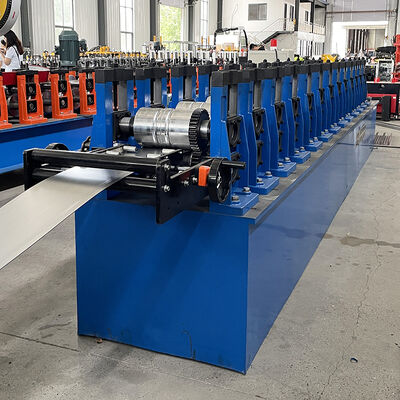 Steel Galvanized C Purlin Gutter Channel Cold Roll Forming Machine 