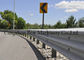 चेन संचालित 2 लहरें डब्ल्यू बीम राजमार्ग गार्डराइल रोल बनाने की मशीन 8-12 मीटर / न्यूनतम क्षमता