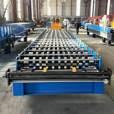 निर्माण सामग्री 0.35-0.6 मिमी मोनाको ग्लेज्ड छत टाइल रोल बनाने की मशीन