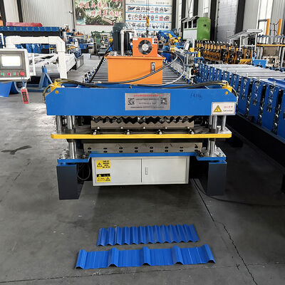 एक मशीन, दो प्रोफ़ाइल, असीमित संभावनाएँ! डबल परत स्वचालित रूपांतरण छत बनाने की मशीन