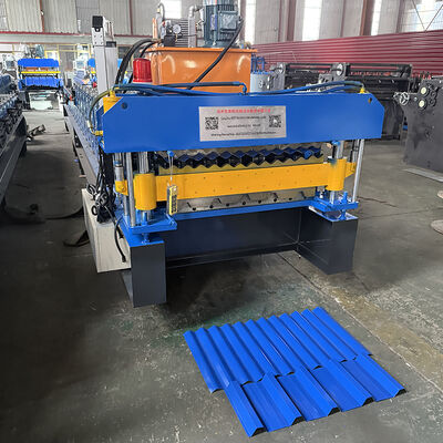 686 IBRand 762 corrugated two popular profile in Africa roof sheet forming machine