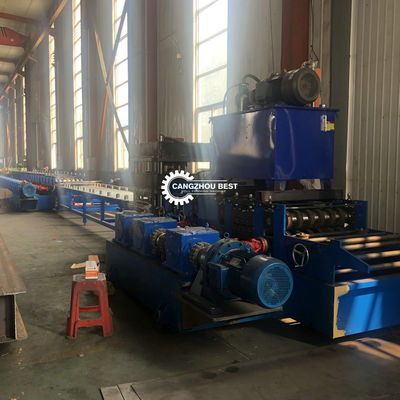 एक्सप्रेसवे बाड़ 30kw राजमार्ग रेलिंग बनाने की मशीन 15 मीटर / मिनट