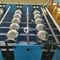 रंग स्टील जस्ती पैनल के लिए यूरो क्यू 4 एम / मिन रूफ टाइल रोल बनाने की मशीन शीत;