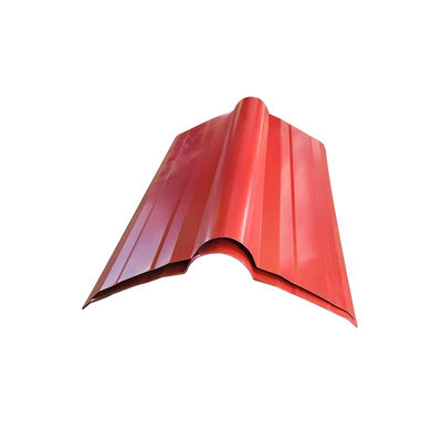 380V 50Hz 3फेज 15 स्टेशन हाई ग्रेड 45# स्टील रिज कैप रोल बनाने की मशीन छत रिज कैप मशीन के साथ