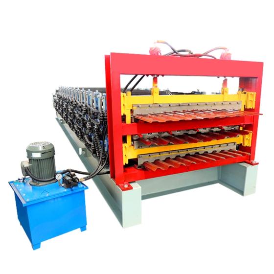 Corrugated Iron Sheet Roofing Tile Making Machine Color Steel Sheet Roll Forming Machine